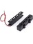 1 Set Pb P Bas Pickup 4 String P Bas Gitar Parçası ve 1 Set Pro Electric Bass Açık Tipi Noiseless Köprü Alma 4 String Caz Bas Jb Style Siyah 95X18 3mm (Yurt Dışından) 4