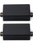2x Plastik Sızdırmaz Humbucker Pikap Kapağı Uygun Sq St Pikap Gitar Parçaları (Siyah) (Yurt Dışından) 1