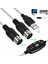 2x Mıdı - USB Kablo Dönüştürücü Konnektör Pc Synthezizatörden Müzik Klavye Adaptörü Ev Müzik Stüdyosu (Yurt Dışından) 3