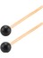 2pcs Yumuşak Kauçuk Kafa Çubukları Ahşap Sap Çan Malletleri Glockenspiel Ksilofon Bell Müzik Enstrümanları Parçalar Siyah (Yurt Dışından) 3
