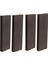 4 Adet Siyah Abanoz Kereste Ahşap Ahşap Saplı Tabak Müzik Aletleri Diy Araçları 3/8 Inç x 1 5 Inç x 5 Inç (Yurt Dışından) 1