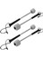 4pcs Bas Davul Kırpısı Keçe Baş Perküsyon Tokmak Timpani Sopa Paslanmaz Çelik Saplı Beyaz (Yurt Dışından) 1