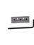 6 Pcs Gitar Tremolo Köprü Eyer Kelepçe Basınç Kilidi Ipi Elektro Gitar Parçaları ve 1 Adet Için Metal Blok Ekleme Tremolo Köprüsü Için Elektro Gitar Ip Kilitleme Somunu 42 2mm (Yurt Dışından) 2