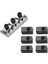 6 Pcs Gitar Tremolo Köprü Eyer Kelepçe Basınç Kilidi Ipi Elektro Gitar Parçaları ve 1 Adet Için Metal Blok Ekleme Tremolo Köprüsü Için Elektro Gitar Ip Kilitleme Somunu 42 2mm (Yurt Dışından) 4