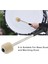 8 Pcs 12 5inch Bas Çelik Drum Malletler Paslanmaz Çelik Saplı Yün Keçe Çubukları Slip Anti-Slip Yün Davul Maletleri (Yurt Dışından) 4