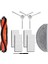 Xiaomi Lydsto R1 / R1A / R1 Pro / S1 Robot Süpürge Ana Yan Fırça Paspas Filtre Toz Torbaları Için 10 Adet (Yurt Dışından) 3