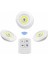 Zeroshop Dolap Işığı Mutfak Rafı Işığı Uzaktan Kumandalı 3 Lü Spot LED Lamba 4