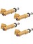Yakıt Enjektörü 23209-09140 23250-0T010 23209-39145 Toyota Corolla Matrix Için Xd Base Hatchback, 4pcs (Yurt Dışından) 4