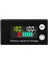 LCD Sıvı Kristal 8-100V Voltmetre Pil Araç Güç Algılama Dijital Lityum Pil Kapasite Ekran Modülü, C (Yurt Dışından) 5