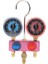 HS-M02 Soğutucu Diyagnostik Manifold Göstergesi G1/4 Durum Manometre Basınç Göstergesi Soğutma Aracı R22/32/R410A (Yurt Dışından) 1