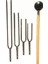 4pcs Doğru Frekans 128Hz 256Hz 512Hz 1024Hz Müzik Ayarlama Çatal Set Müzik Düz Çatal Ölçüm Ölçümü Hammer ile (Yurt Dışından) 2