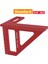 Carpenter Meydanı Alüminyum Çiftçilik Üçlü Cetvel Hassas Delik Scriber Ahşap Işleme Meydanı Prestor 45/90 Derece Mavisi (Yurt Dışından) 2