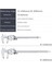 0-150MM Metrik Gösterge Ölçüm Aracı Kadran Veri Caliper Şok Geçirmez Vernier Kaliper 0.02MM (TGBK150-0-150MM) (Yurt Dışından) 4