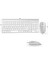Zeroshop Kablosuz Klavye Mouse Seti Beyaz Q Klavye Tüm Cihazlara Uyumlu 5