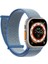 Apple Watch Series 11 46MM Hasırlı Kordon Woven Mavi 1