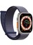Apple Watch Series 11 46MM Hasırlı Kordon Woven Lacivert 1