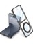 Galaxy Z Flip 7 M-Safe Şarj Özellikli Zore Kıpta Kpt-02 Standlı Kapak - Siyah 1