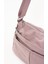 Kadın Suya Dayanıklı Kumaş Çok Gözlü Çapraz Askılı Okul Seyahat ve Omuz Çantası Pudra 2
