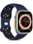 Apple Watch Se 3 40MM Kordon Rainbow Band Lacivert Siyah 1