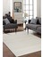 Modern Geometrik Tasarımlı Jüt Dokuma Loop Sisal Bej Halı 4