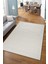 Modern Geometrik Tasarımlı Jüt Dokuma Loop Sisal Krem Renk Halı 2