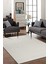 Modern Geometrik Tasarımlı Jüt Dokuma Loop Sisal Krem Renk Halı 4