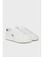 Logolu Deri Sneaker Ayakkabı YM0YM0146001W Erkek Ayakkabı YM0YM01460 01W 2