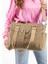 Kadın Büyük Boy Bölmeli Çanta Nude 5