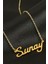 Allzey Sunay Isimli Kolye -Sarı 1