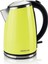 Paslanmaz Çelik 1700 ml Su Isıtıcı Kettle, Yeşil Renk 1