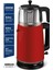 Kırmızı 2200W Paslanmaz Çay ve Su Isıtıcı, Geniş Hazne 1