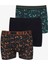 Erkek 3'lü Pamuklu Likralı Boxer 5