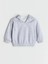Lcw Kids Gri Kapüşonlu Kız Çocuk Sweatshirt ve Eşofman Altı 2'li 2