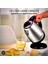 Gri Çelik Su Isıtıcı Kettle 1500W, Hızlı ve Pratik Kullanım 2