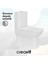 Lara Beyaz Kanallı Duvara Sıfır Klozet Takım LR360, Creavit Lara Yavaş Kapak 13