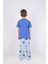 Erkek Çocuk Kısa Kollu Pamuklu Hayvan Desenli Pijama Takımı 10