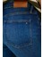Pamuklu Bootcıt Fit Orta Bel Geniş Paça Jeans Bayan Kot Pantolon WW0WW46729 1bj 3