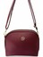 Parlak Siyah Çapraz Kullanıma Uygun Omuz Çantası Bordo 1