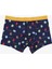 Erkek Çocuk Pamuklu Uzay Baskılı 3'lü Boxer 7