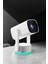 Zeroshop Şarjlı Projeksiyon Oyun Sinema Projektörü 4K Hd Görüntü Kaliteli 4