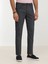 Lacivert Dokuma Slim Fit Casual Pamuk Karışımlı Pantolon 5