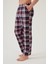 Erkek Pamuklu Ekose-Lacivert 2'li Tek Alt Pijama 9