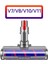 Dyson V7 V8 V10 V11 V15 G5 Elektrikli Süpürge Parçaları Için Döndürülebilir Motor Kafası Yumuşak Rulo Fırça Zemin Başlığı (Yurt Dışından) 2