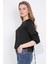 Kadın Yarım Fermuarlı Bluz Siyah 9