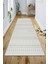 Modern Geometrik Tasarımlı Jüt Dokuma Loop Sisal Gri Renk Halı 2