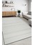 Modern Geometrik Tasarımlı Jüt Dokuma Loop Sisal Gri Renk Halı 3