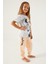 D4781-3 Kız Çocuk Pijama Beyaz 5