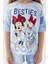 Besties Mavi Kız Çocuk Şort Takım 5