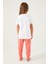 D4781-3 Kız Çocuk Pijama Beyaz 7