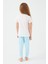 D4772-3 Kız Çocuk Pijama Indigo 8